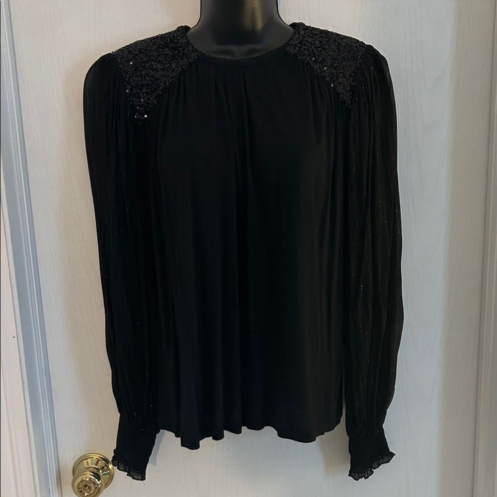Anthropologie Black Women's Top XS